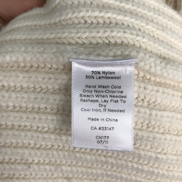 Talbots MP Lambswool Slight Balloon Slv Cardigan - Picture 4 of 6